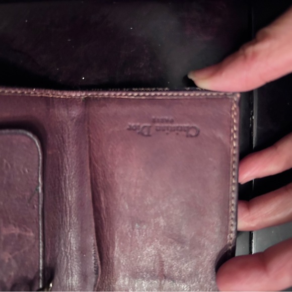 Vintage Dior Black and Brown woman key Wallet - Picture 4 of 8